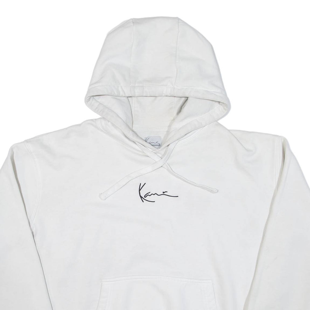 KARL KANI Mens White Hoodie S