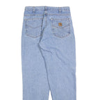 CARHARTT Mens Jeans Blue Regular Straight Denim Medium W34 L34 Classic Cotton