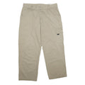 WRANGLER Mens Cotton Beige Regular Straight Trousers W36 L30 Cargo Style