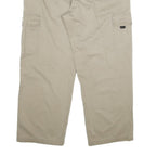 WRANGLER Mens Cotton Beige Regular Straight Trousers W36 L30 Cargo Style