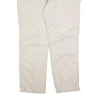 CARHARTT Mens Cotton Blend Beige Relaxed Straight Trousers W42 L32 Workwear