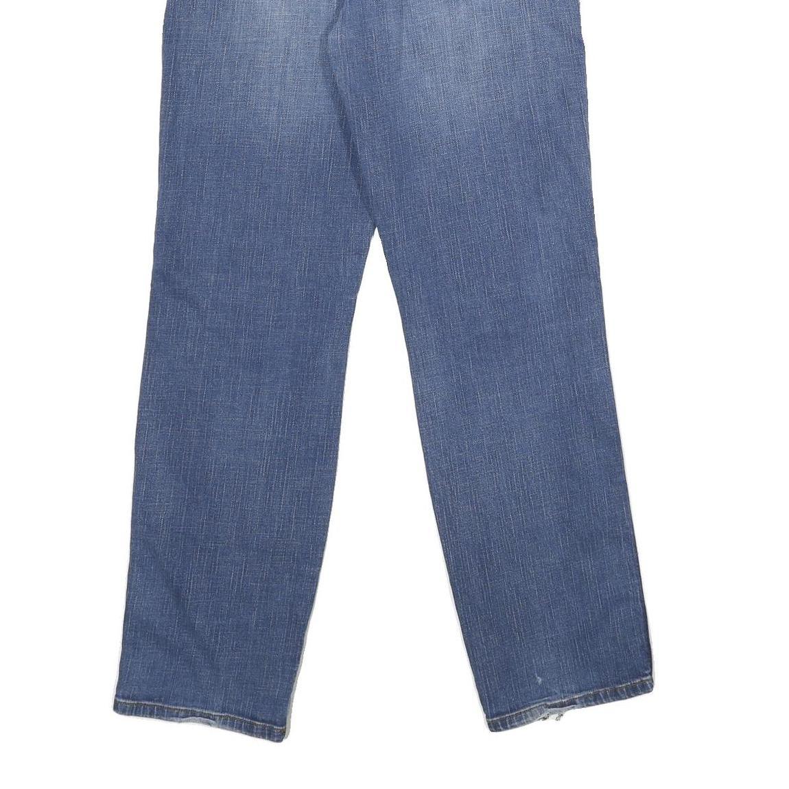 WRANGLER Mens Blue Regular Fit Straight Denim Jeans W33 L34 Classic Casual Wear