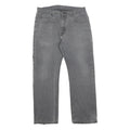 DICKIES Mens Jeans Grey Relaxed Straight Denim Medium W34 L30 Workwear Casual