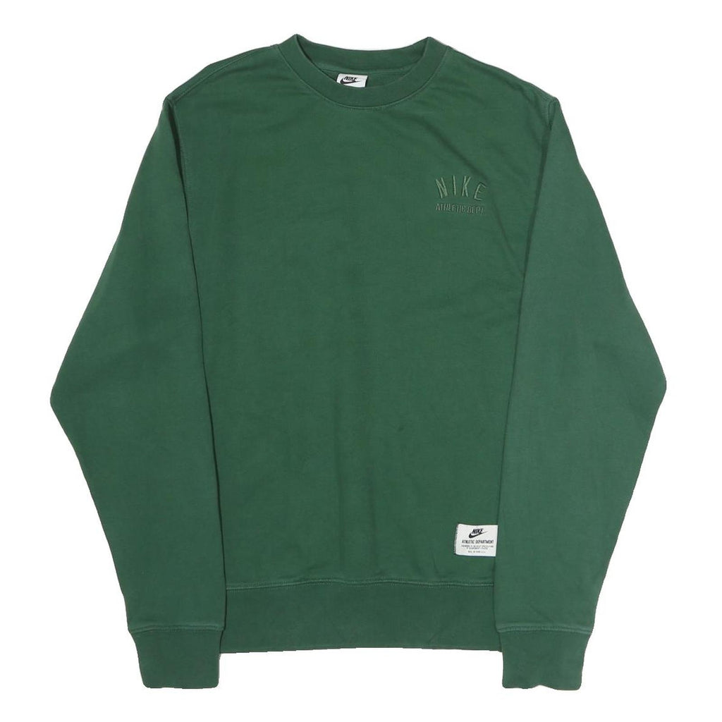 NIKE Mens Green Sweatshirt Crew Neck S Athletic Dept Casual Pullover