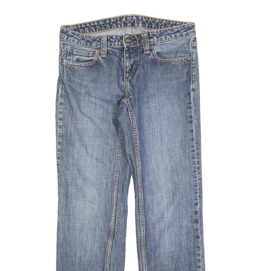 CARHARTT Womens Jeans Blue Slim Straight Denim Medium W26 L28 Stylish