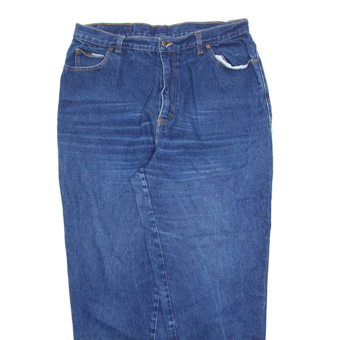 NORWISS Mens Jeans Blue Relaxed Tapered W34 L29