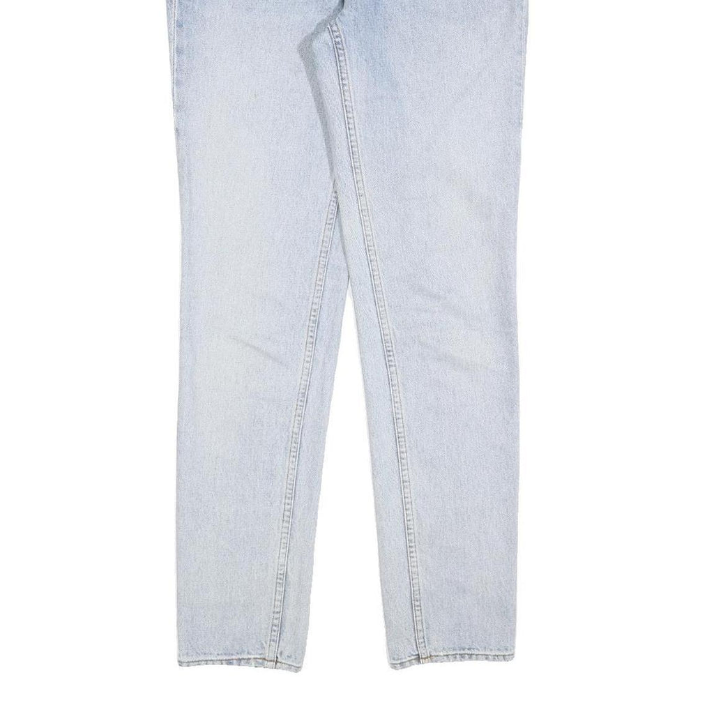 ALEXANDER WANG Womens Slim Fit Blue Denim Cotton Blend Jeans W30 L30 Stylish Zip