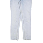 ALEXANDER WANG Womens Slim Fit Blue Denim Cotton Blend Jeans W30 L30 Stylish Zip