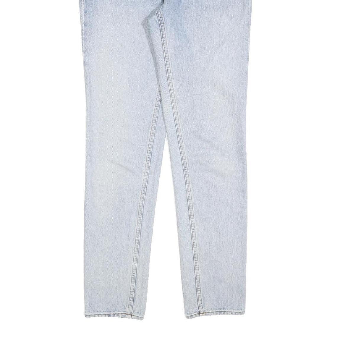 ALEXANDER WANG Womens Slim Fit Blue Denim Cotton Blend Jeans W30 L30 Stylish Zip