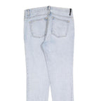 ALEXANDER WANG Womens Slim Fit Blue Denim Cotton Blend Jeans W30 L30 Stylish Zip