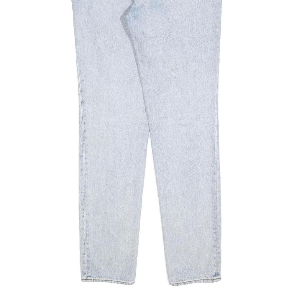 ALEXANDER WANG Womens Slim Fit Blue Denim Cotton Blend Jeans W30 L30 Stylish Zip