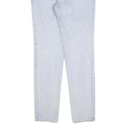 ALEXANDER WANG Womens Slim Fit Blue Denim Cotton Blend Jeans W30 L30 Stylish Zip