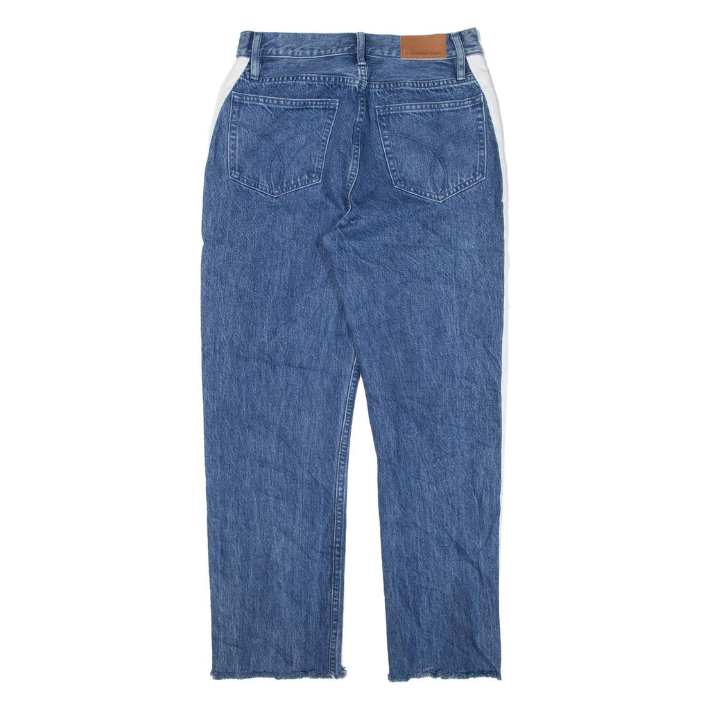 CALVIN KLEIN JEANS High Rise Womens Jeans Blue Regular Straight W28 L25