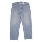 LEVI'S 505 Mens Jeans Blue Regular Straight Denim Medium W36 L27 Classic Zip