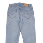LEVI'S 505 Mens Jeans Blue Regular Straight Denim Medium W36 L27 Classic Zip