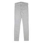 7 FOR ALL MANKIND Womens Slim Skinny Denim Light W26 L27 Cotton Blend Zip Jeans