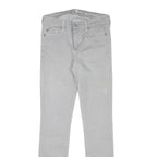 7 FOR ALL MANKIND Womens Slim Skinny Denim Light W26 L27 Cotton Blend Zip Jeans
