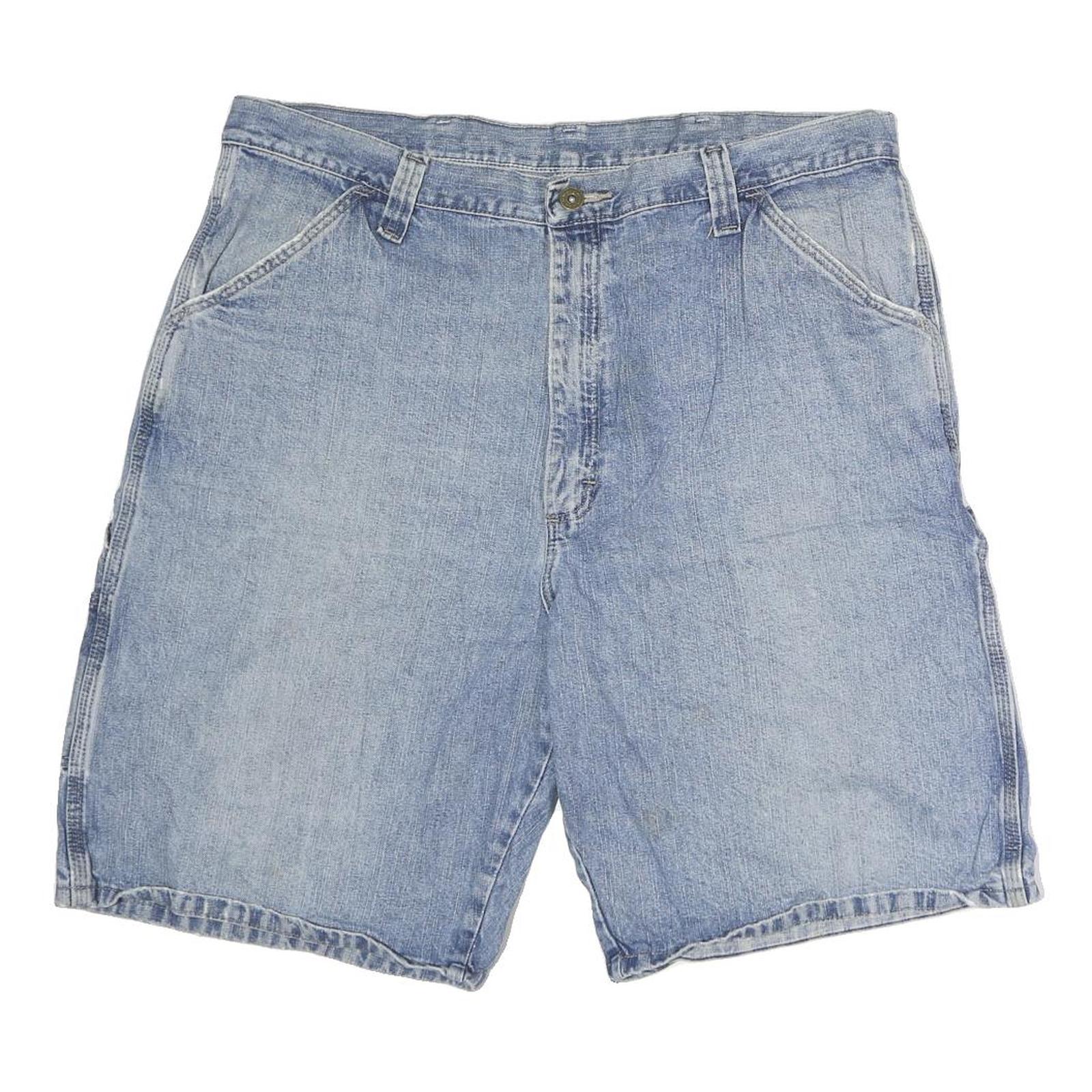 WRANGLER Mens Denim Blue Casual Shorts XL W38 Classic Fit Workwear