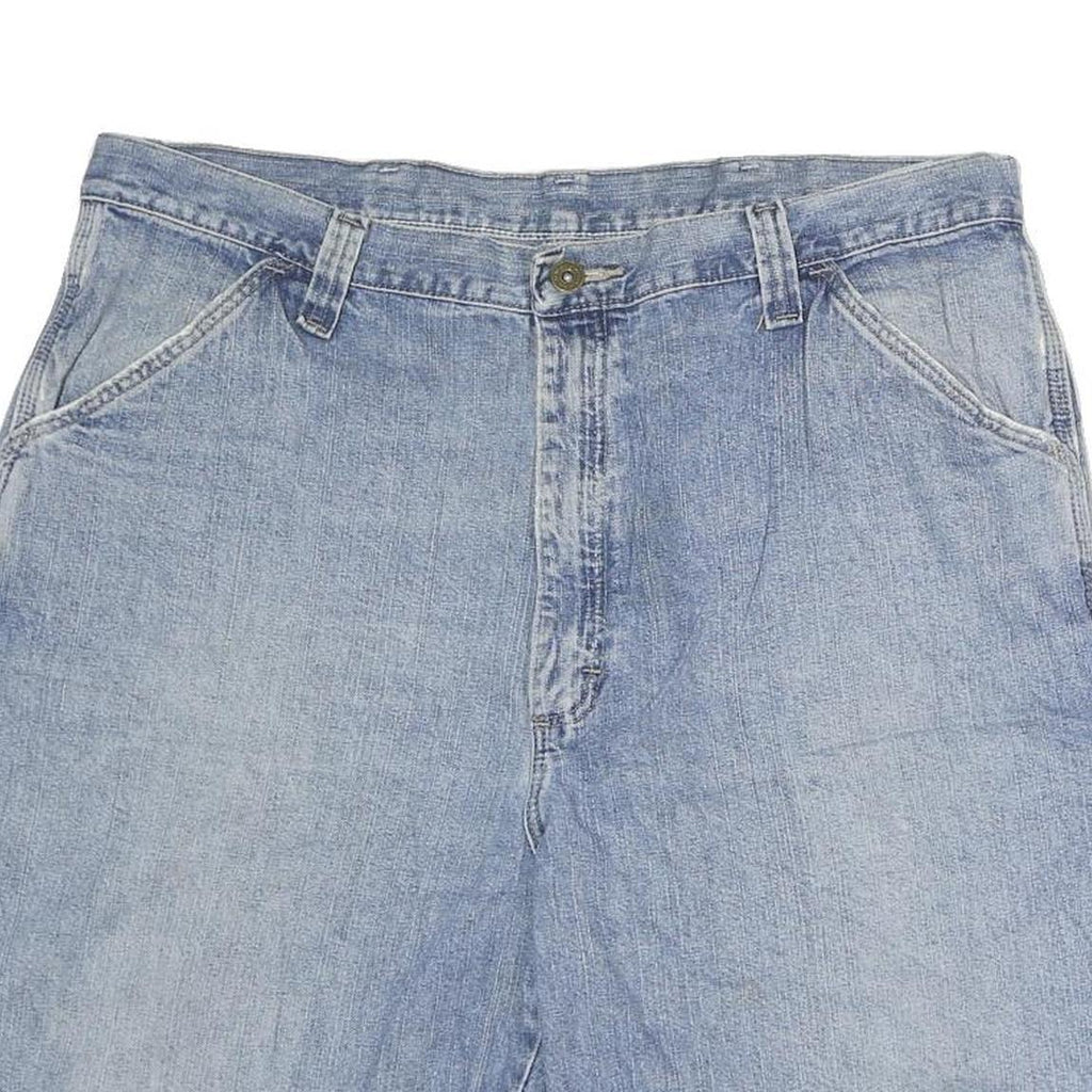 WRANGLER Mens Denim Blue Casual Shorts XL W38 Classic Fit Workwear