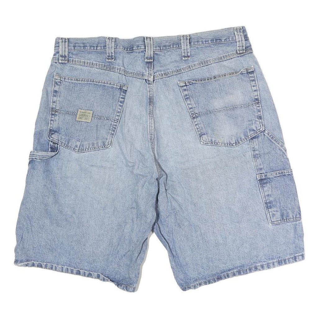 WRANGLER Mens Denim Blue Casual Shorts XL W38 Classic Fit Workwear