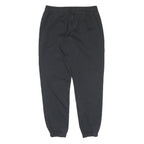 ADIDAS Mens Joggers Black L W32 L30 Classic Tapered Cotton Blend Casual