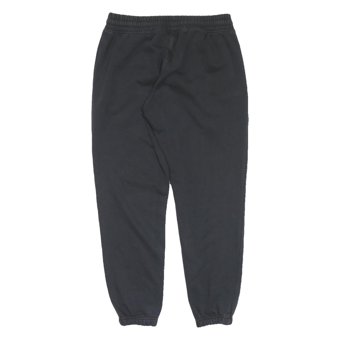 ADIDAS Mens Joggers Black L W32 L30 Classic Tapered Cotton Blend Casual