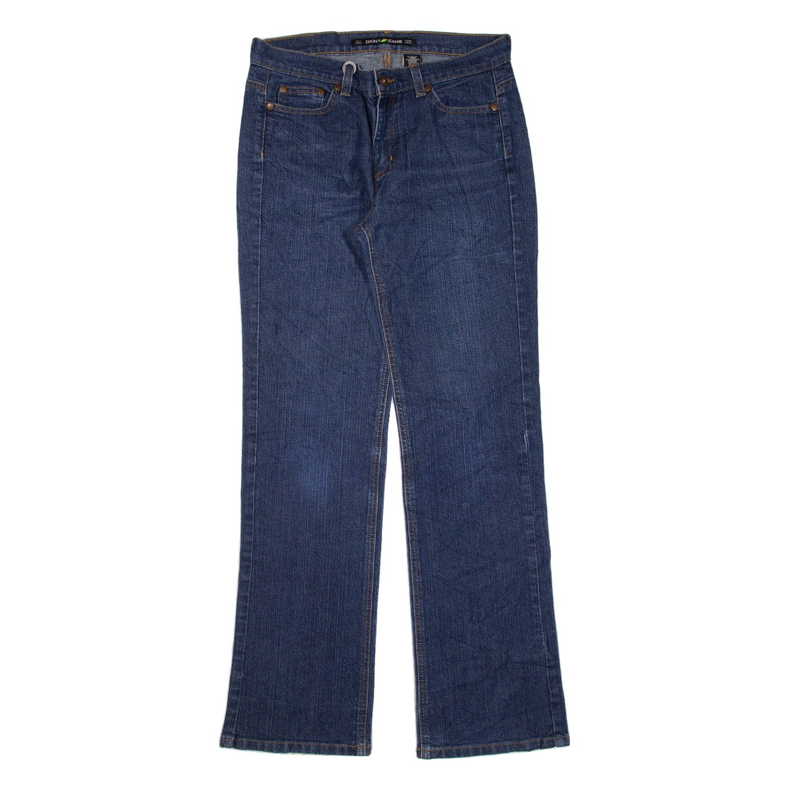 DKNY Womens Jeans Blue Regular Straight W30 L31
