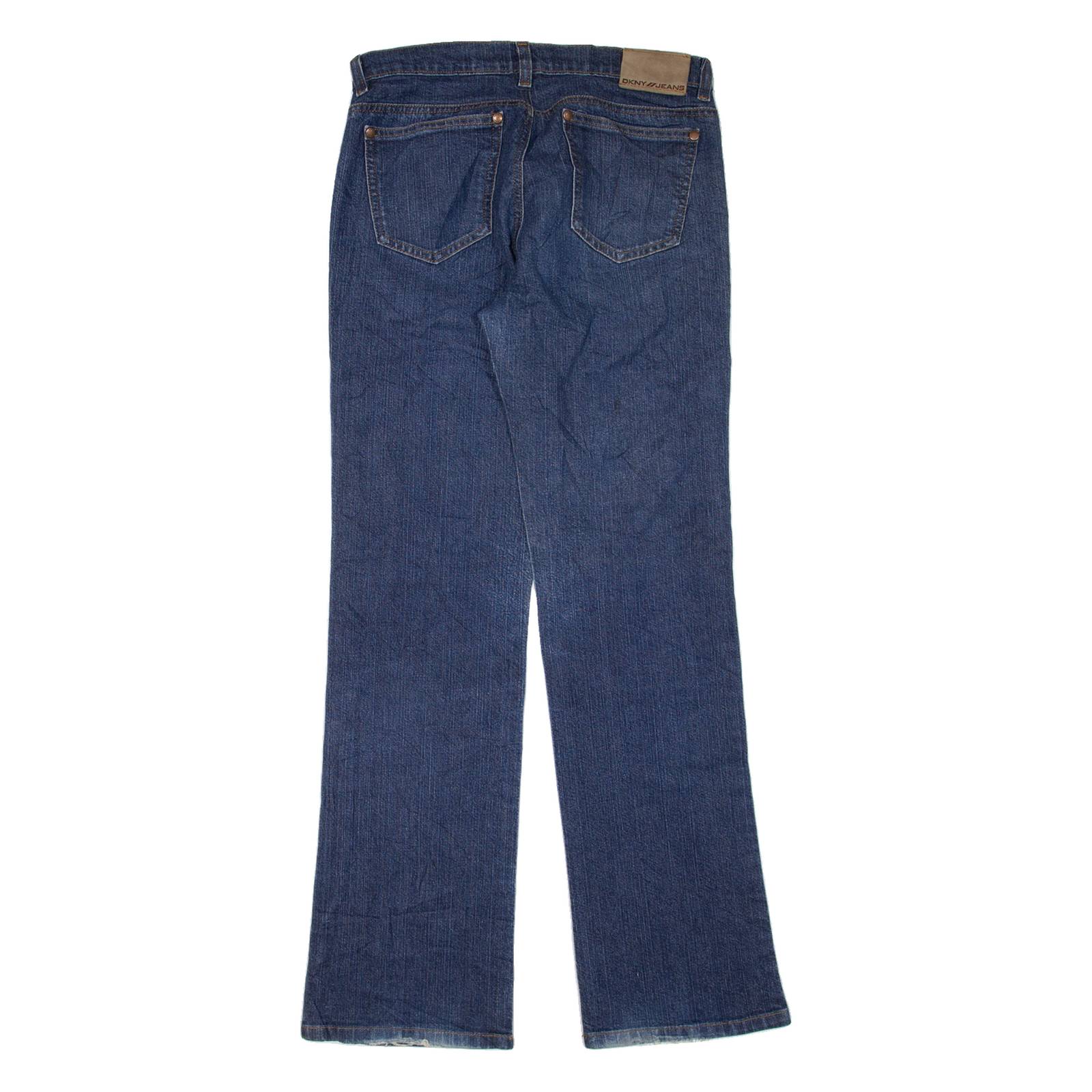 DKNY Womens Jeans Blue Regular Straight W30 L31