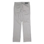 CALVIN KLEIN JEANS Mens Regular Cotton Grey Trousers W32 L32 Casual Zip Fly
