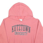 CHAMPION REVERSE WEAVE Womens Pink Kutztown University Hoodie L Cotton Blend