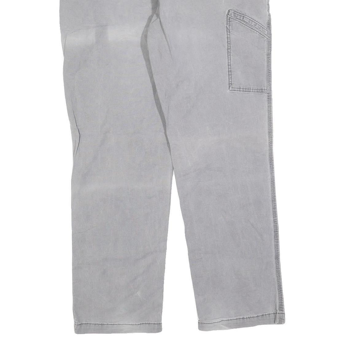 CARHARTT Mens Jeans Grey Relaxed Straight Denim Medium W40 L32 Casual Workwear