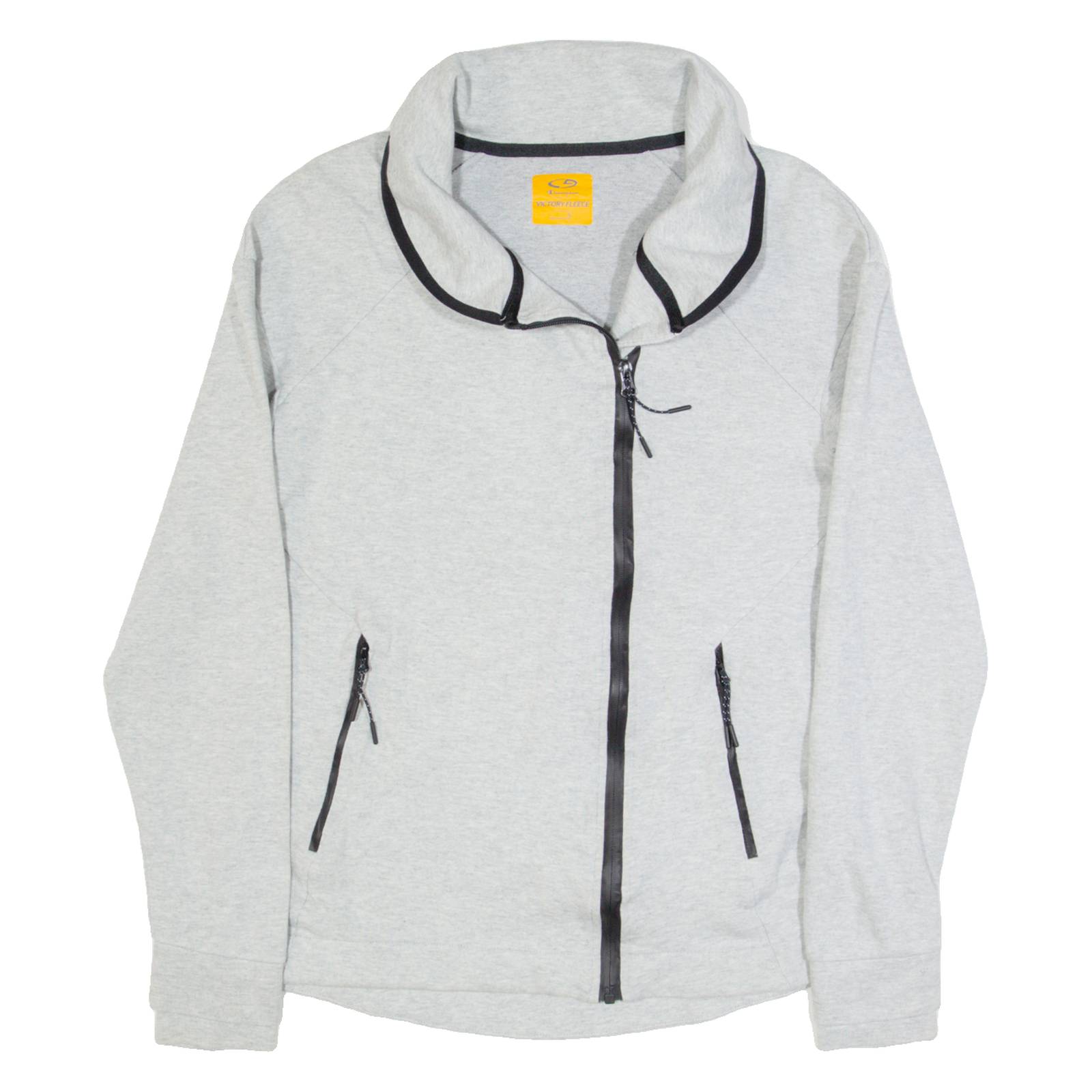 CHAMPION Victory Fleece Mens Track Jacket Grey S