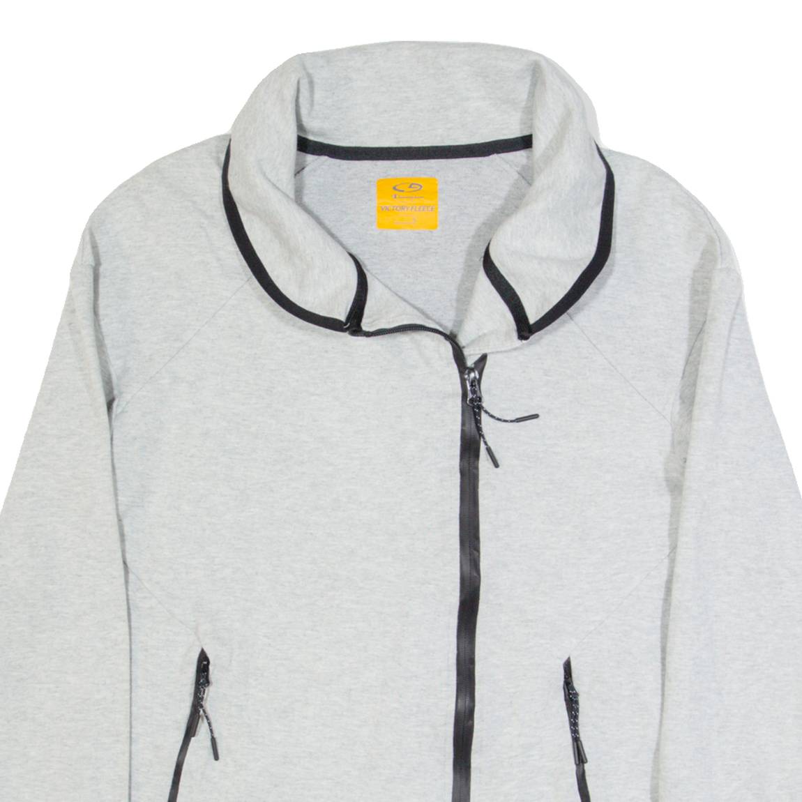 CHAMPION Victory Fleece Mens Track Jacket Grey S