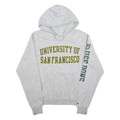CHAMPION Mens Grey University Of San Francisco Pullover Hoodie S USF Logo