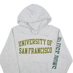 CHAMPION Mens Grey University Of San Francisco Pullover Hoodie S USF Logo