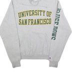 CHAMPION Mens Grey University Of San Francisco Pullover Hoodie S USF Logo