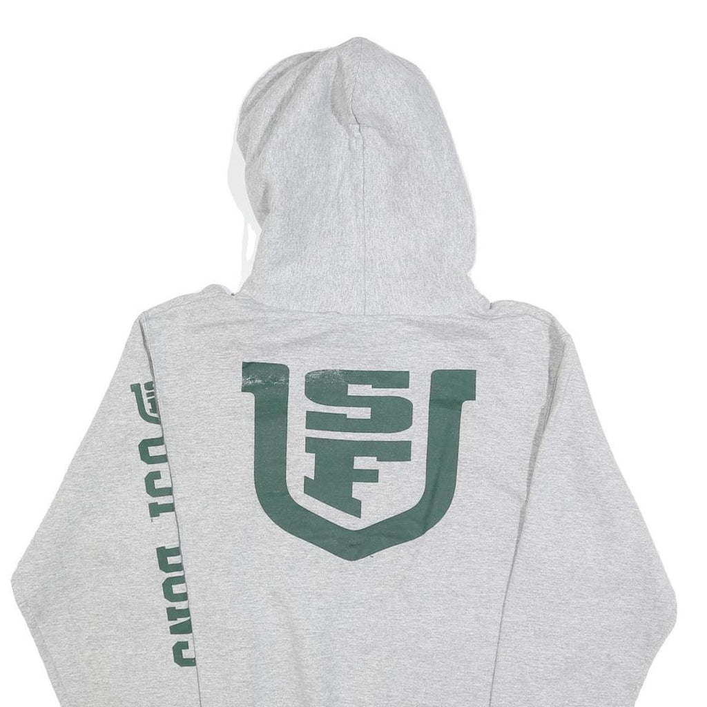 CHAMPION Mens Grey University Of San Francisco Pullover Hoodie S USF Logo
