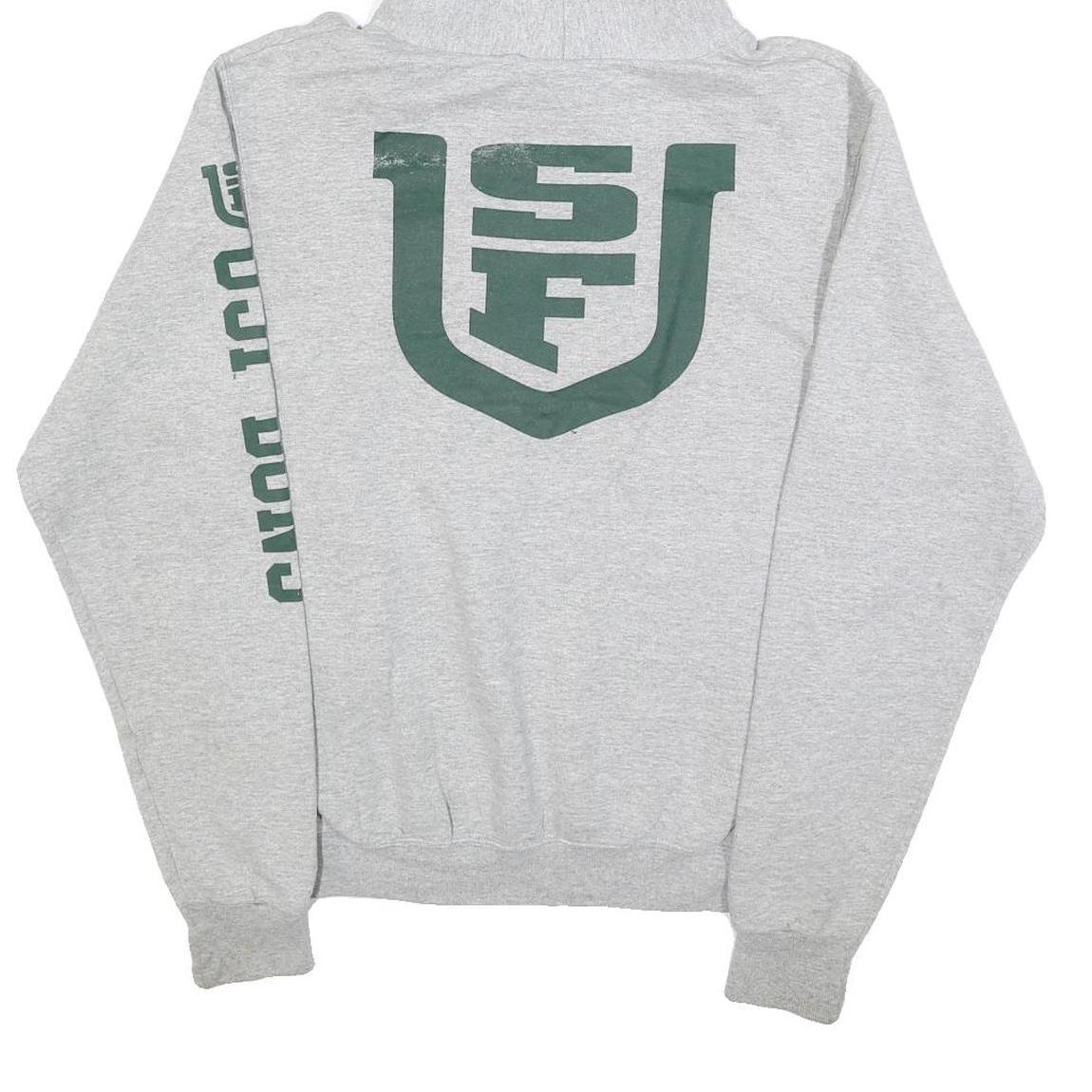 CHAMPION Mens Grey University Of San Francisco Pullover Hoodie S USF Logo