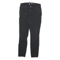 CARHARTT Mens Cotton Blend Black Slim Fit Trousers W28 L30 Workwear Zip Pocket