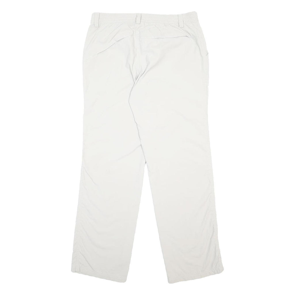 ADIDAS Mens Polyamide White Relaxed Straight Trousers W34 L31 London 2012