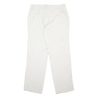 ADIDAS Mens Polyamide White Relaxed Straight Trousers W34 L31 London 2012