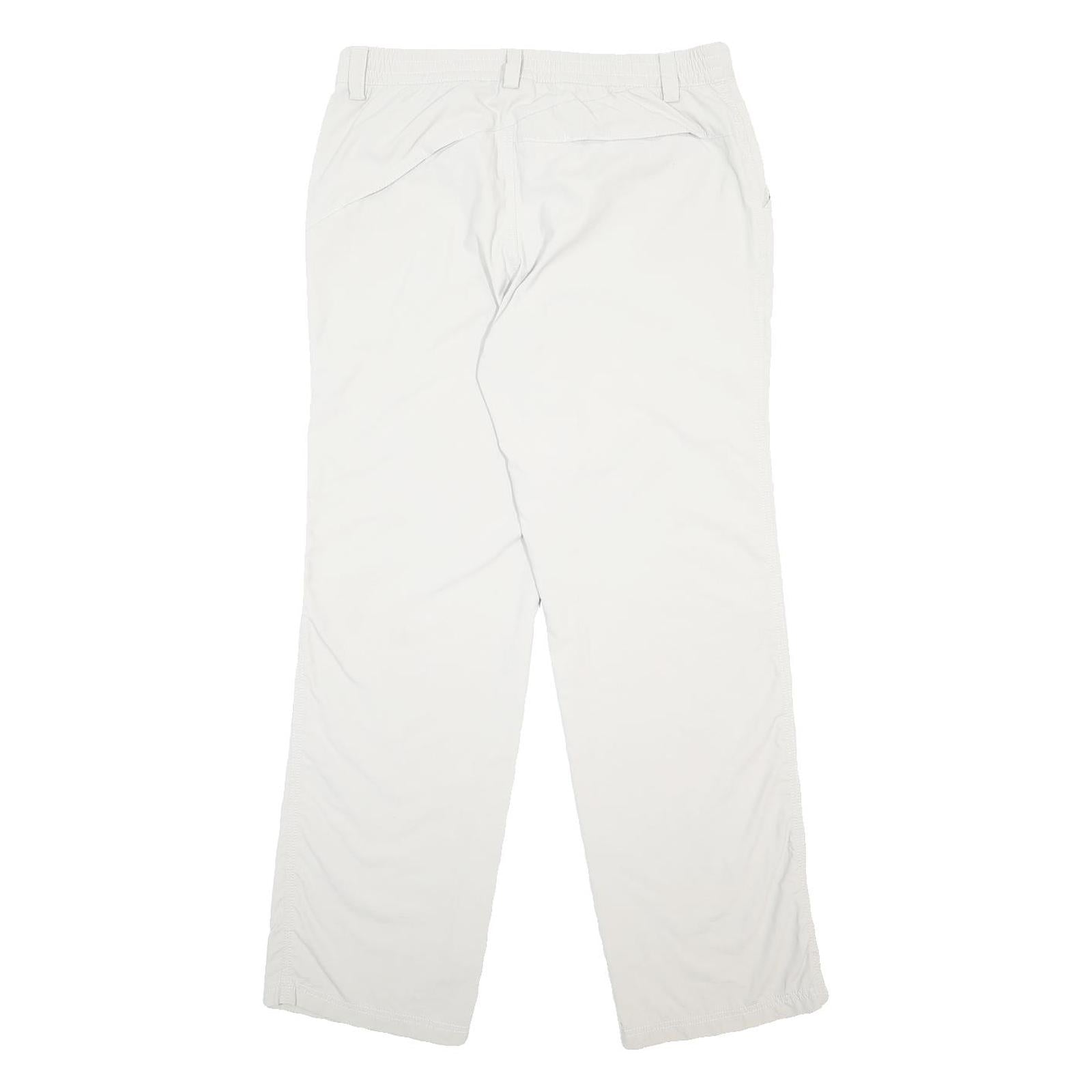 ADIDAS Mens Polyamide White Relaxed Straight Trousers W34 L31 London 2012