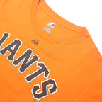 MAJESTIC Mens Orange Giants Graphic T-Shirt M Short Sleeve Crew Neck Baseball