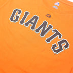 MAJESTIC Mens Orange Giants Graphic T-Shirt M Short Sleeve Crew Neck Baseball