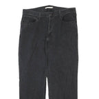 LEVI'S 528 Mens Jeans Black Regular Straight Denim Dark W36 L41 Zip Cotton Blend