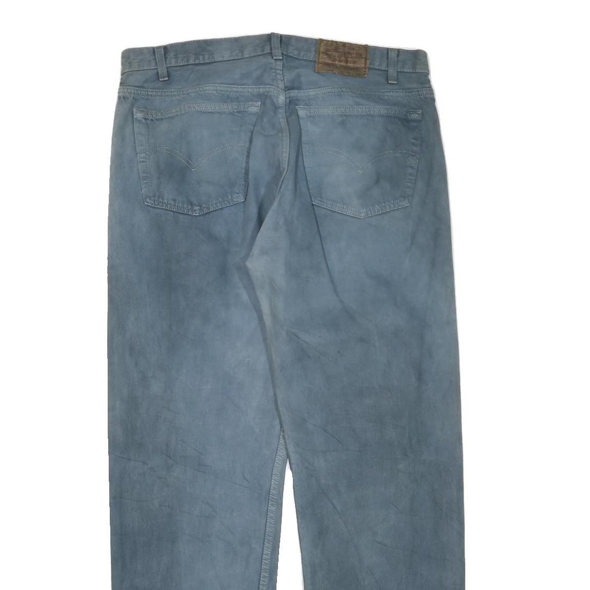 LEVI'S 501 Mens Regular Cotton Blend Denim Light W38 L30 Classic Button Fly