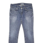 LEVI'S 571 Womens Slim Blue Denim Medium Wash W32 L30 Slim Fit Jeans