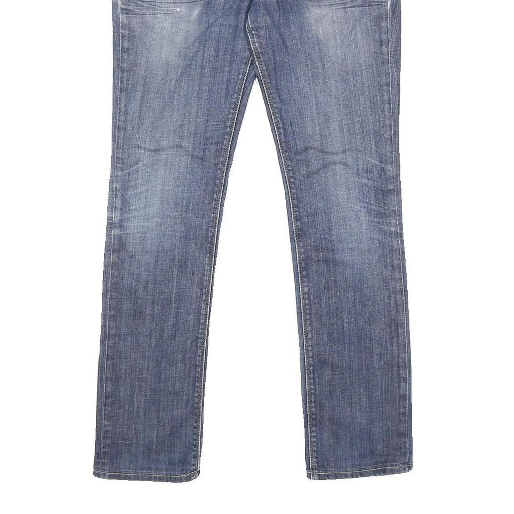 LEVI'S 571 Womens Slim Blue Denim Medium Wash W32 L30 Slim Fit Jeans