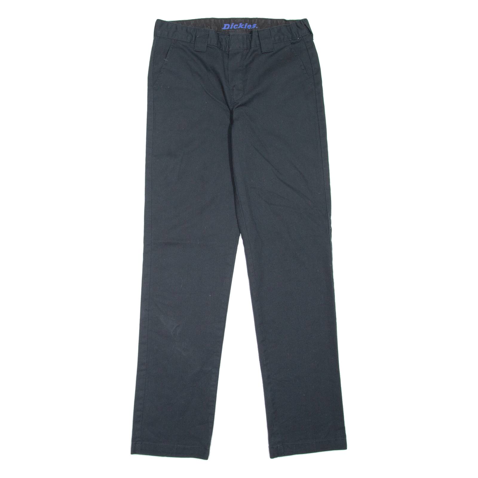 DICKIES Workwear Womens Trousers Black Slim Tapered W28 L30