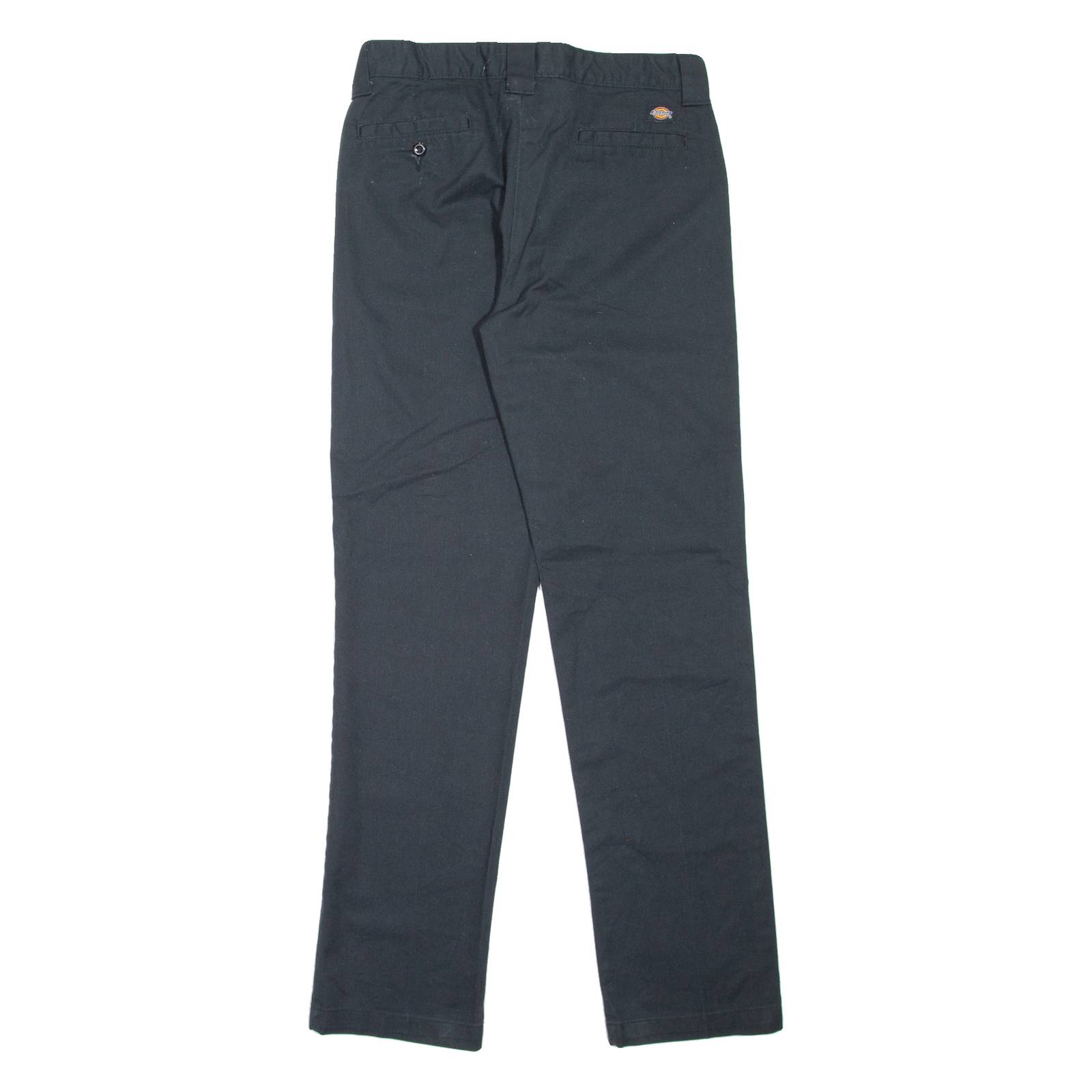 DICKIES Workwear Womens Trousers Black Slim Tapered W28 L30